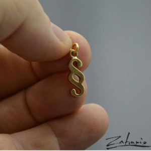 Wisior Paragraf Brąz Zahario