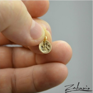 Wisior Kocia Łapka Brąz Zahario