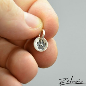 Wisior Psia Łapka Srebro Zahario