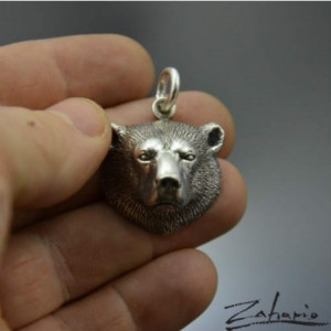 Wisior Niedźwiedź Srebro Zahario