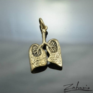 Wisior Płuca Brąz Zahario