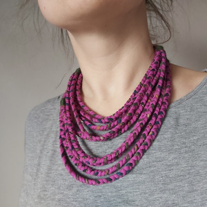 Naszyjnik ECOetnica etniczny masajka zamotka 064