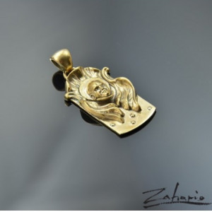 Wisior Nieśmiertelnik Poza Czasem Brąz Zahario