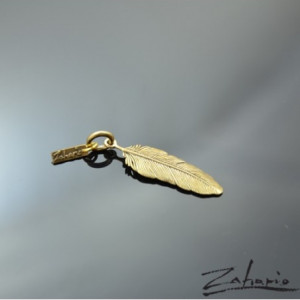 Wisior Piórko Brąz Zahario