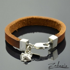 Bransoletka Kotek Srebro Zahario