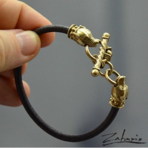 Bransoletka Wilczki Brąz Zahario