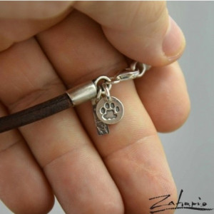 Bransoletka Kocia Łapka Srebro Zahario