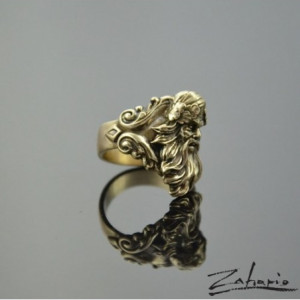 Pierścień Szachraj Dębowy Brąz Zahario