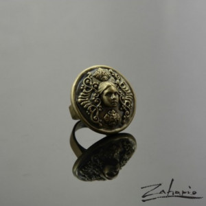 Pierścień Elizabeth Brąz Zahario
