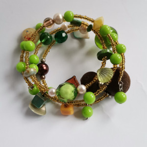 Bransoletka drut pamięciowy las