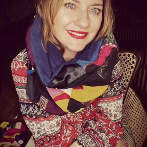 Komin patchworkowy na podszewce