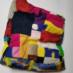 Komin patchworkowy na podszewce