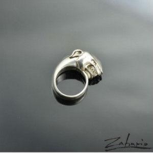 Pierścień Bulterier Srebro Zahario