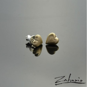 Kolczyki Serduszka Brąz Zahario