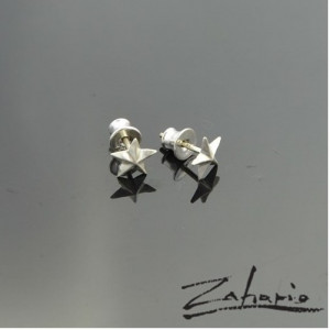 Kolczyki Gwiazdy Srebro Zahario