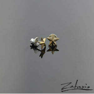 Kolczyki Gwiazdy Brąz Zahario