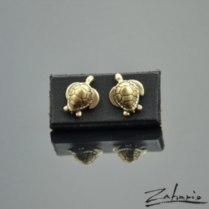 Kolczyki Żółwiki Brąz Zahario