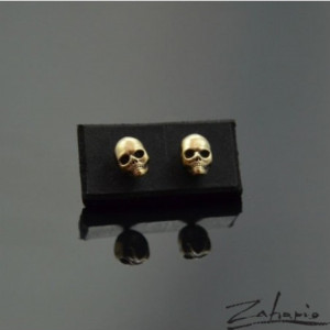Kolczyki Czaszki Brąz Zahario