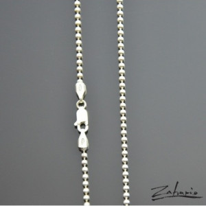 Łańcuch Kulkowy 2 mm Srebro Zahario