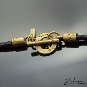 Rzemień Pleciony z Zapięciem z Brązu Zahario