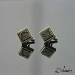 Spinki do Mankietów Srebro Zahario