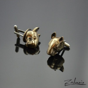 Spinki Bulteriery Brąz Zahario