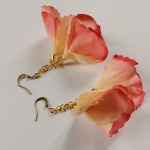 Kolczyki  kwiatowe lekkie pastel