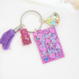 Brelok Czekolada - winogronowa