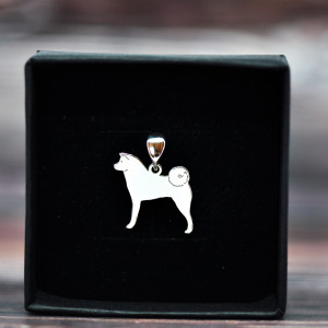 Akita - wisiorek, srebro 925