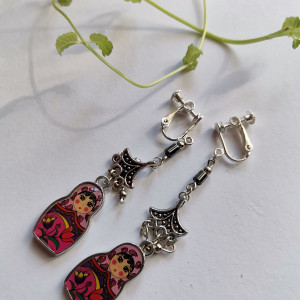 Klipsy lekkie folkowy