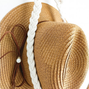 Podwójny boho wieszak na kapelusze