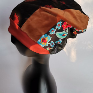 Czapka patchworkowa wiosenna