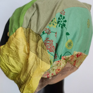 Czapka patchworkowa wiosenna