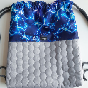 Workoplecak, plecak Błyski na szarym