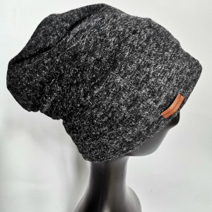 Czapka grafit wiosenna