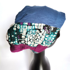 Czapka patchworkowa wiosenna