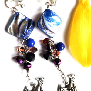 Klipsy muszle koraliki czaszki