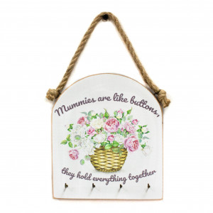 Wieszak na klucze "Mummies are like buttons"