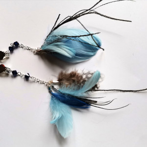 Klipsy lekkie pióra polecam