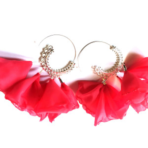 Kolczyki kola kwiaty polecam