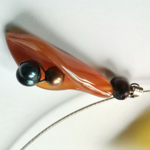 Naszyjnik jadeitowa kalia